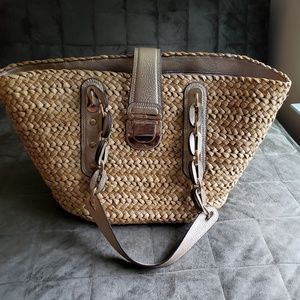 Michael Kors Santorini Large Straw Tote